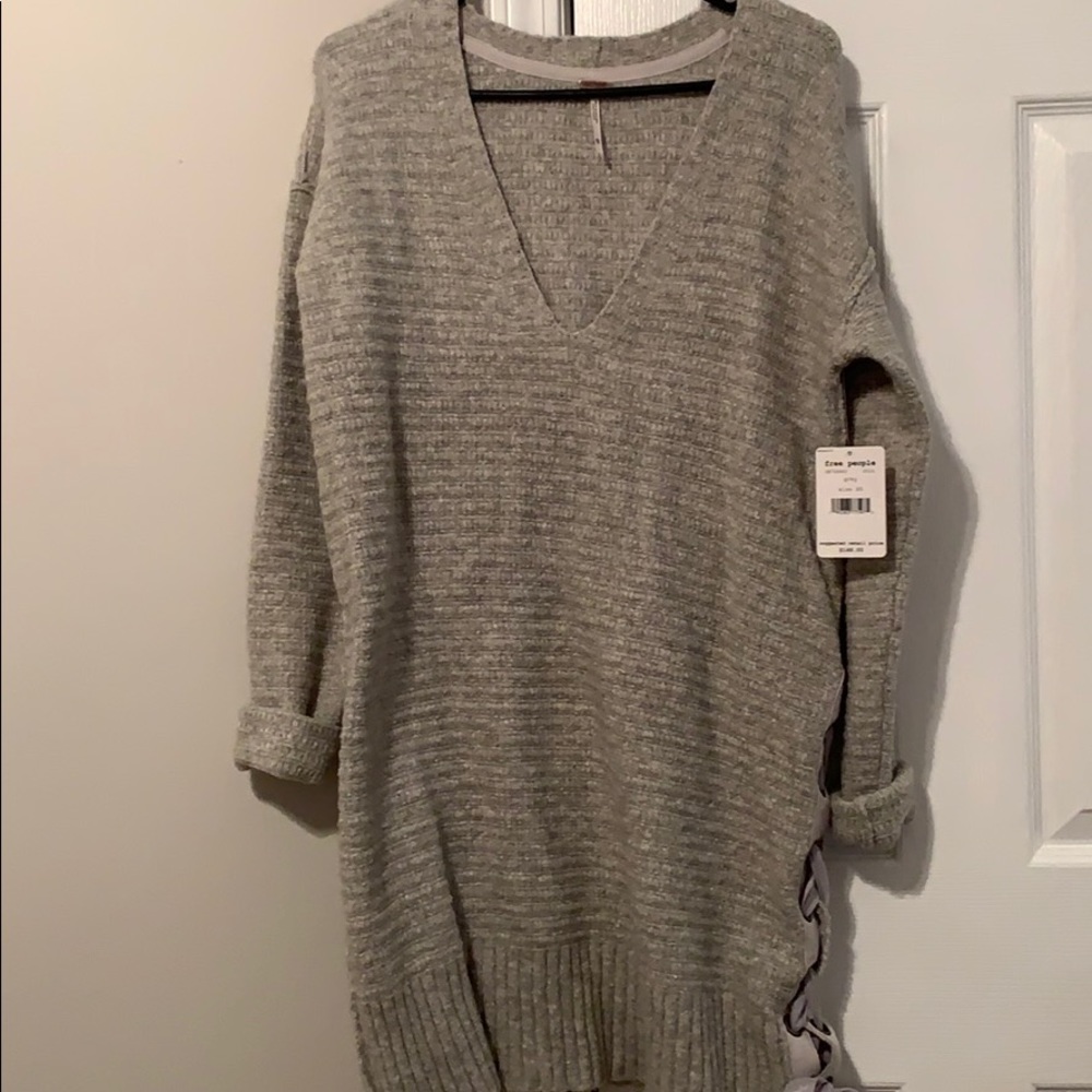 free People gray sweater